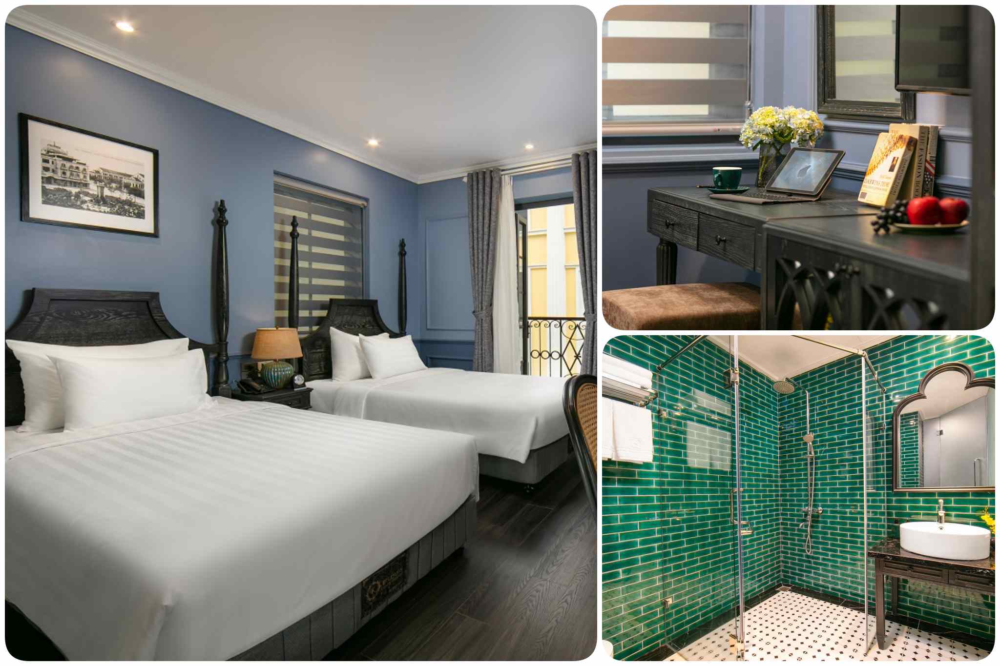 Phòng Premium triple với không gian sang trọng, lôi cuốn